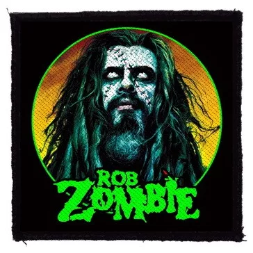 ROB ZOMBIE: Face (9,5 cm x 9,5 cm) (felvarró)