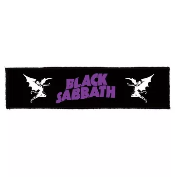 BLACK SABBATH: Logo Superstrip (22 cm x 5 cm) (felvarró)