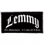 LEMMY: 49% Motherfucker (9,5 cm x 4,5 cm) (felvarró)