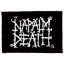 NAPALM DEATH: Logo (9,5 cm x 6,5 cm) (felvarró)