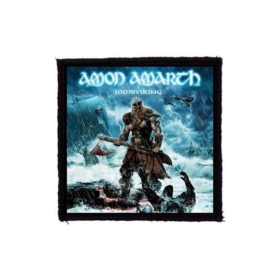 AMON AMARTH: Jomsviking (9,5 cm x 9,5 cm) (felvarró) AMON AMARTH: Jomsviking (9,5 cm x 9,5 cm) (felvarró)
