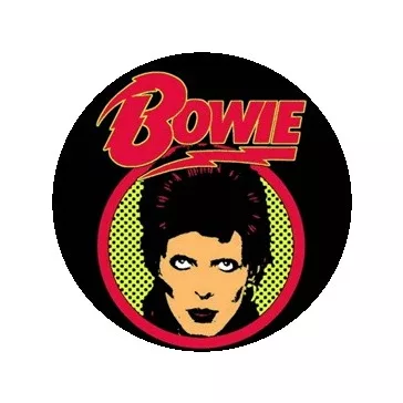 DAVID BOWIE: Bowie (jelvény, 2,5 cm)