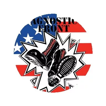 AGNOSTIC FRONT: NYHC (jelvény, 2,5 cm)