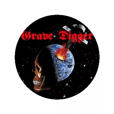 GRAVE DIGGER: Heavy Metal Breakdown (jelvény, 2,5 cm)
