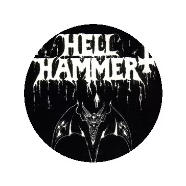 HELLHAMMER: Satanic Rites (jelvény, 2,5 cm)