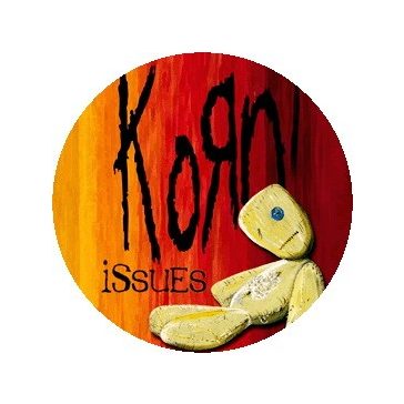 KORN: Issues (jelvény, 2,5 cm)