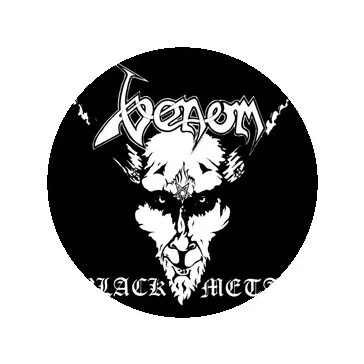 VENOM: Black Metal (jelvény, 2,5 cm)