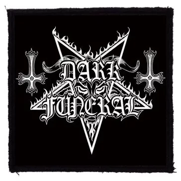 DARK FUNERAL: Logo (9,5 cm x 9,5 cm) (felvarró)
