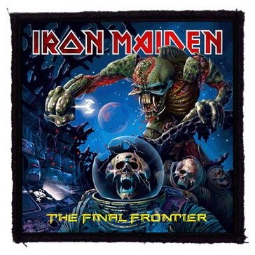IRON MAIDEN: Final Frontier (9,5 cm x 9,5 cm) (felvarró)