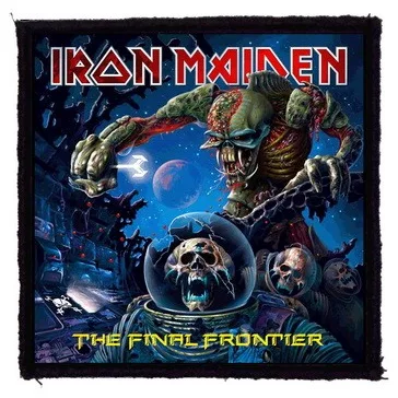 IRON MAIDEN: Final Frontier (9,5 cm x 9,5 cm) (felvarró)