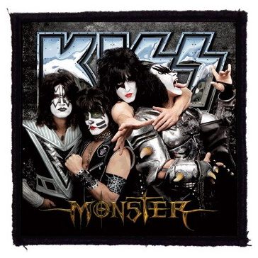 KISS: Monster (9,5 cm x 9,5 cm) (felvarró)