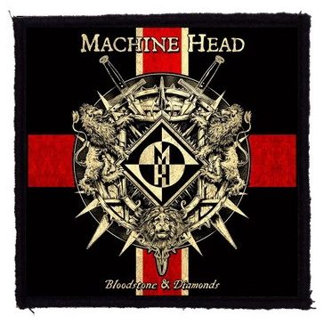 MACHINE HEAD: Bloodstone (9,5 cm x 9,5 cm) (felvarró)