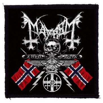 MAYHEM: Coat Of Arms (9,5 cm x 9,5 cm) (felvarró)