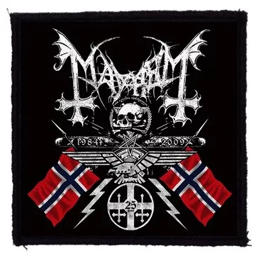 MAYHEM: Coat Of Arms (9,5 cm x 9,5 cm) (felvarró)