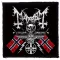 MAYHEM: Coat Of Arms (9,5 cm x 9,5 cm) (felvarró)