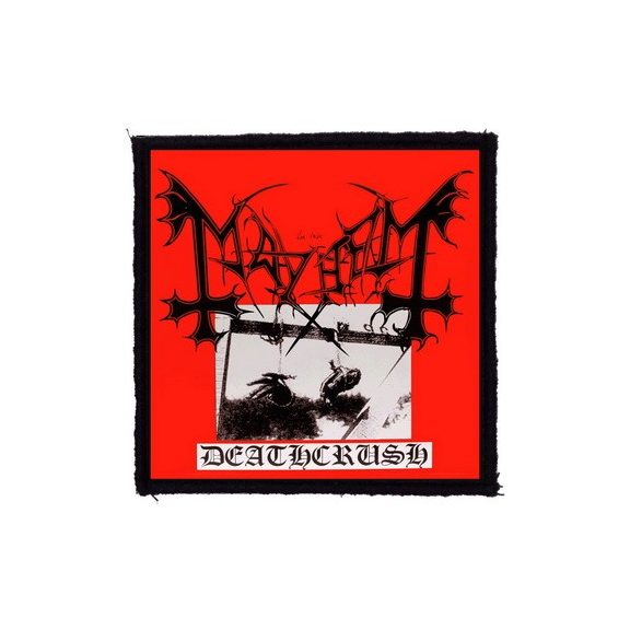MAYHEM: Deathcrush (9,5 cm x 9,5 cm) (felvarró) MAYHEM: Deathcrush (9,5 cm x 9,5 cm) (felvarró)