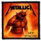 METALLICA: Jump In The Fire (9,5 cm x 9,5 cm) (felvarró)