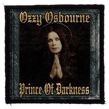 OZZY: Prince Of Darkness (9,5 cm x 9,5 cm) (felvarró)