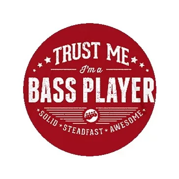   BASSZGITÁROS: Trust Me I'm A Bass Player (jelvény, 2,5 cm)