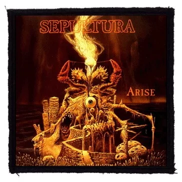 SEPULTURA: Arise (9,5 cm x 9,5 cm) (felvarró)