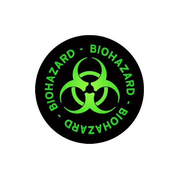 BIOHAZARD: Logo Circle (9,5 cm x 9,5 cm) (felvarró) BIOHAZARD: Logo Circle (9,5 cm x 9,5 cm) (felvarró)