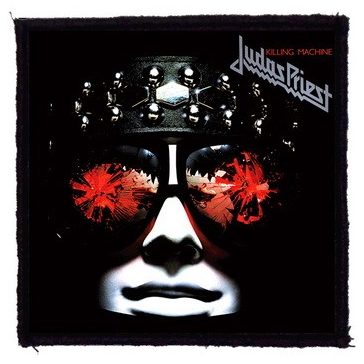 JUDAS PRIEST: Killing Machine (9,5 cm x 9,5 cm) (felvarró)