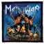 MANOWAR: Gods Of War (9,5 cm x 9,5 cm) (felvarró)