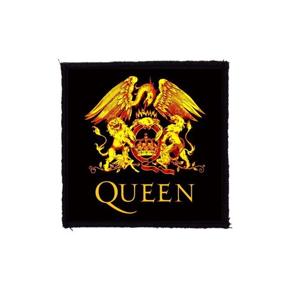 QUEEN: Crest (9,5 cm x 9,5 cm) (felvarró) QUEEN: Crest (9,5 cm x 9,5 cm) (felvarró)