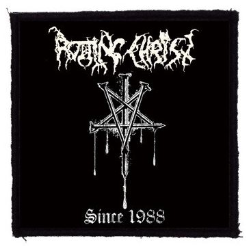 ROTTING CHRIST: Since 1988 (9,5 cm x 9,5 cm) (felvarró)