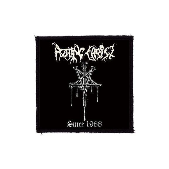 ROTTING CHRIST: Since 1988 (9,5 cm x 9,5 cm) (felvarró) ROTTING CHRIST: Since 1988 (9,5 cm x 9,5 cm) (felvarró)