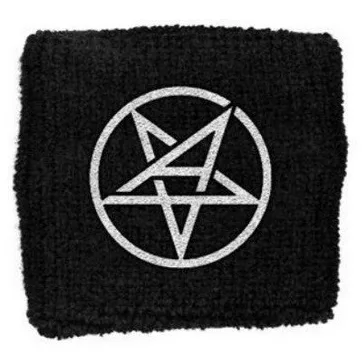 ANTHRAX: Pentagram Logo (frottír csuklószorító)