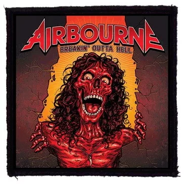   AIRBOURNE: Breakin' Outta Hell (9,5 cm x 9,5 cm) (felvarró)