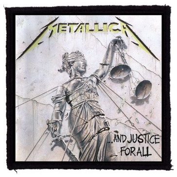 METALLICA: And Justice For All (9,5 cm x 9,5 cm) (felvarró)