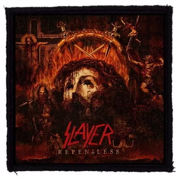 SLAYER: Repentless (9,5 cm x 9,5 cm) (felvarró)