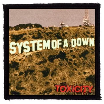 SYSTEM OF A DOWN: Toxicity (9,5 cm x 9,5 cm) (felvarró)