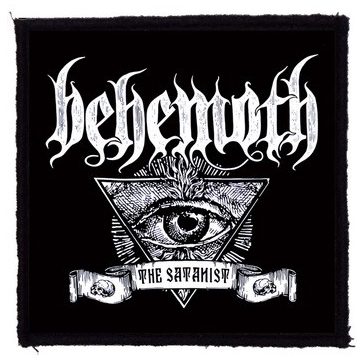 BEHEMOTH: The Satanist Eye (9,5 cm x 9,5 cm) (felvarró)
