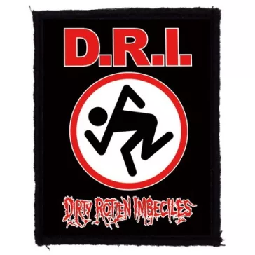 D.R.I.: Logo (7,5 cm x 9,5 cm) (felvarró)