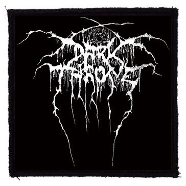 DARKTHRONE: Logo (9,5 cm x 9,5 cm) (felvarró)