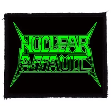 NUCLEAR ASSAULT: Logo (9,5 cm x 7,5 cm) (felvarró)