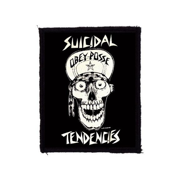 SUICIDAL TENDENCIES: Obey (7,5 cm x 9,5 cm) (felvarró) SUICIDAL TENDENCIES: Obey (7,5 cm x 9,5 cm) (felvarró)