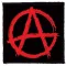 ANARCHY (9,5 cm x 9,5 cm) (felvarró)