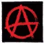 ANARCHY (9,5 cm x 9,5 cm) (felvarró)
