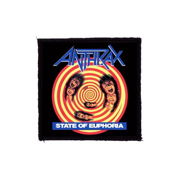 ANTHRAX: State Of Euphoria (9,5 cm x 9,5 cm) (felvarró) ANTHRAX: State Of Euphoria (9,5 cm x 9,5 cm) (felvarró)