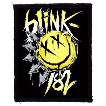 BLINK 182: Smiley Logo (7,5 cm x 9,5 cm) (felvarró)