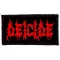 DEICIDE: Logo (9,5 cm x 4,5 cm) (felvarró)