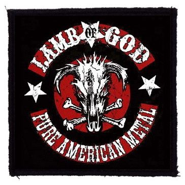   LAMB OF GOD: Pure American Metal (9,5 cm x 9,5 cm) (felvarró)