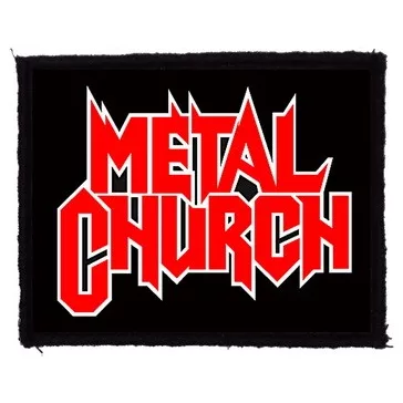 METAL CHURCH: Logo (9,5 cm x 7,5 cm) (felvarró)