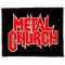 METAL CHURCH: Logo (9,5 cm x 7,5 cm) (felvarró)