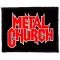 METAL CHURCH: Logo (9,5 cm x 7,5 cm) (felvarró)