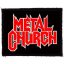 METAL CHURCH: Logo (9,5 cm x 7,5 cm) (felvarró)